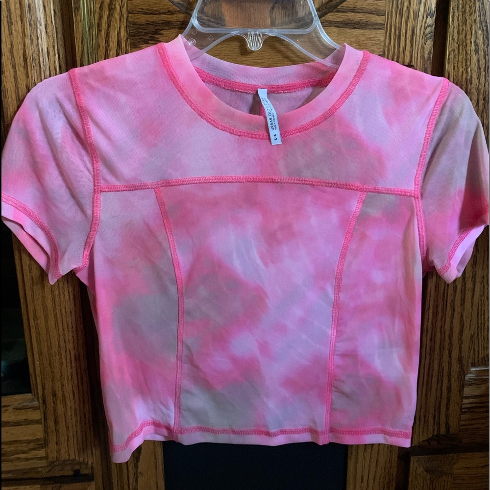 Urban mesh crop top